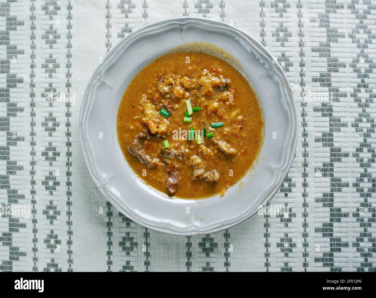 Ochsenschwanzsuppe Stockfoto