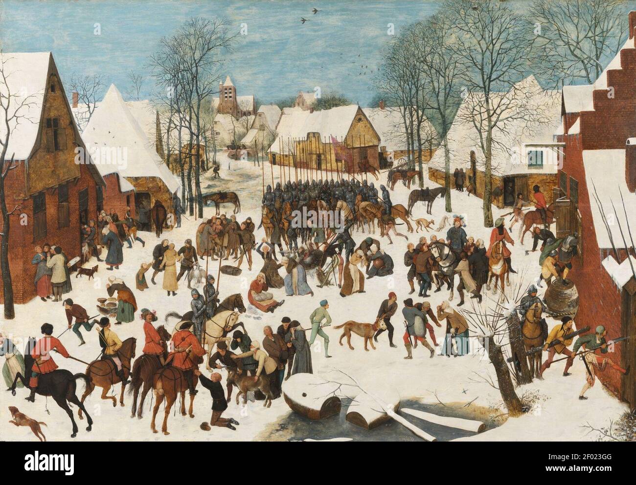 Pieter Bruegel der Ältere (c. 1525-1569) - Massaker der Unschuldigen Stockfoto