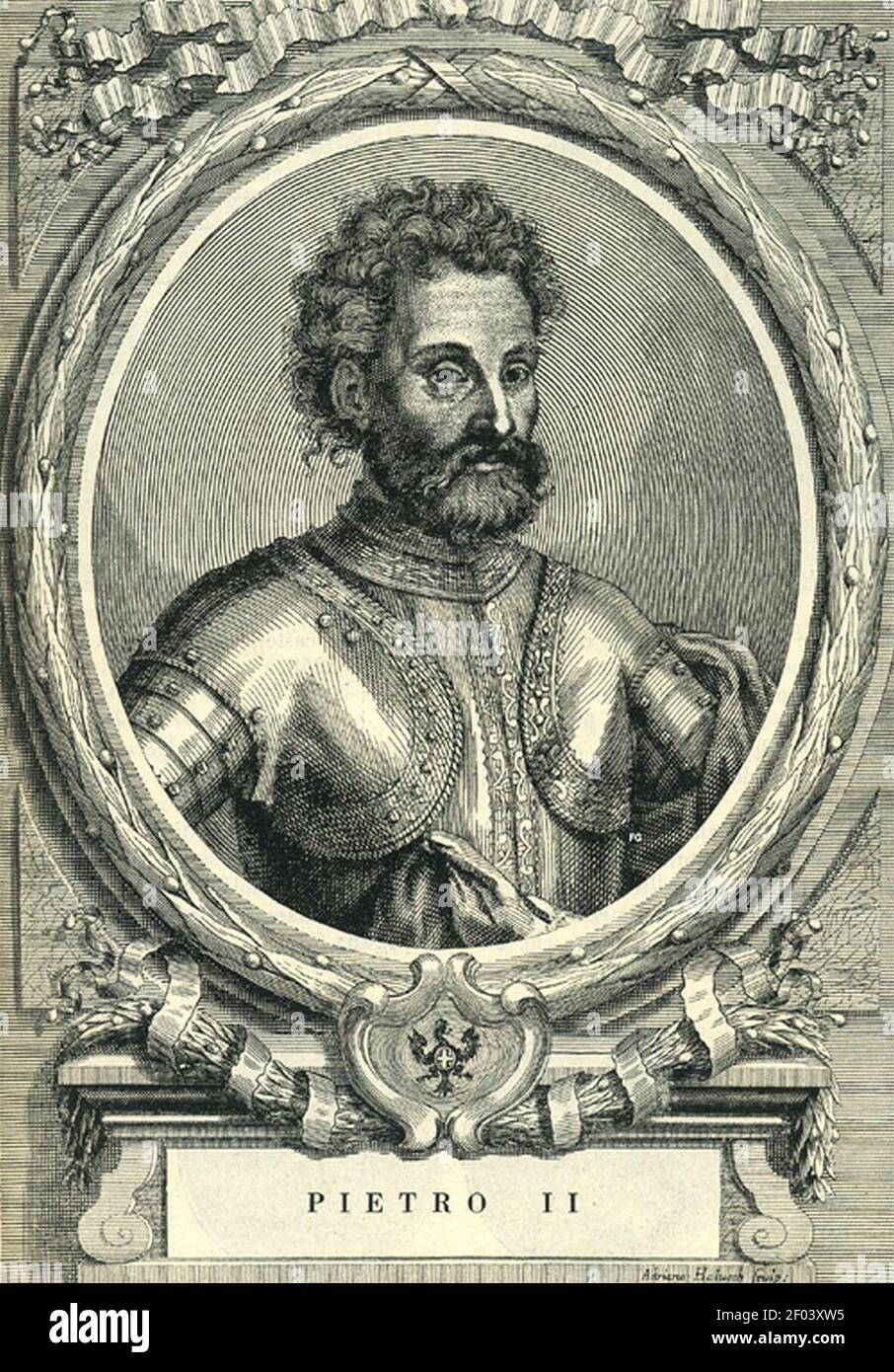 Pietro II di Savoia. Stockfoto
