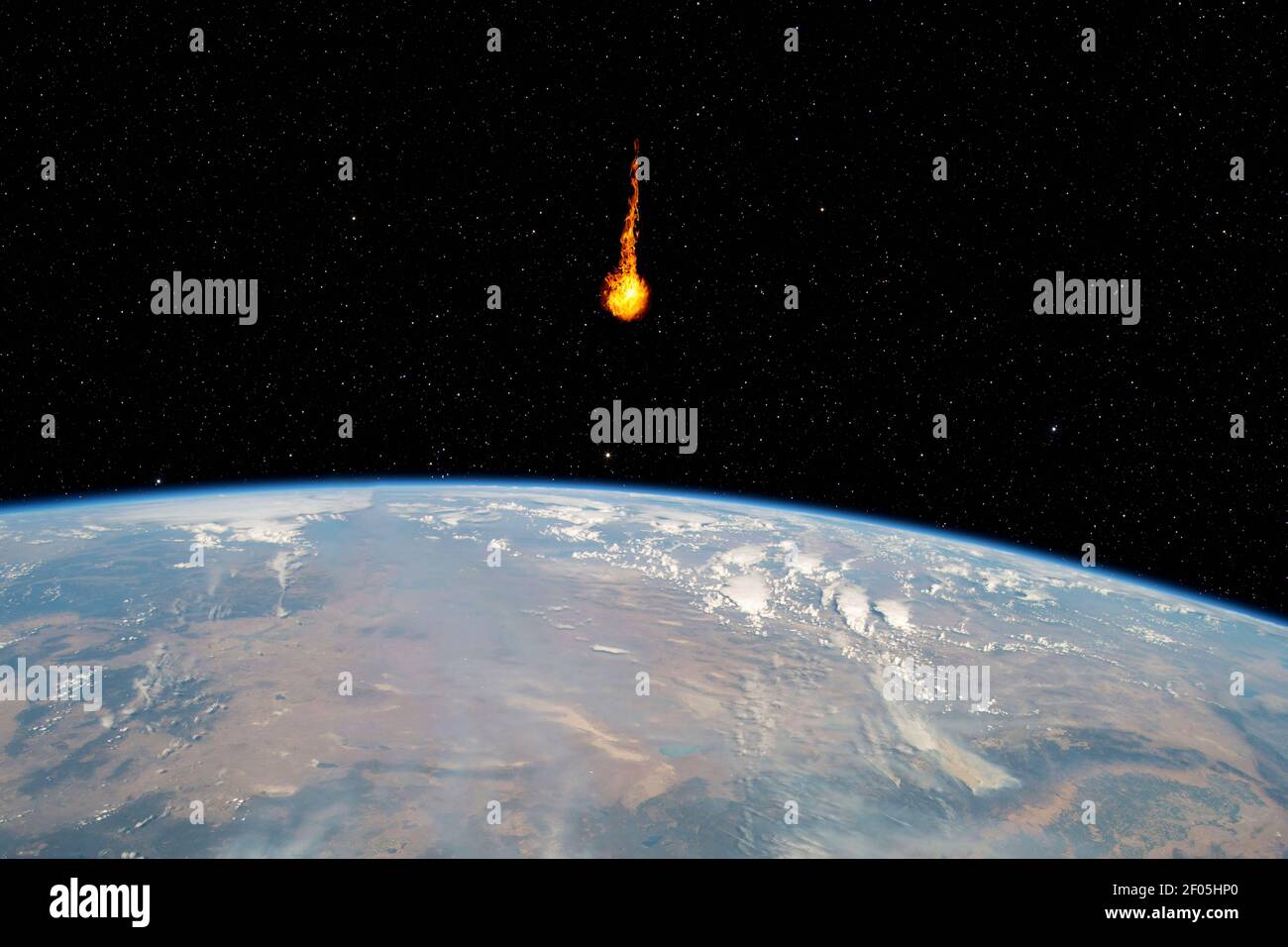 Gefährlicher Asteroid nähert sich dem Erde, totale Katastrophe