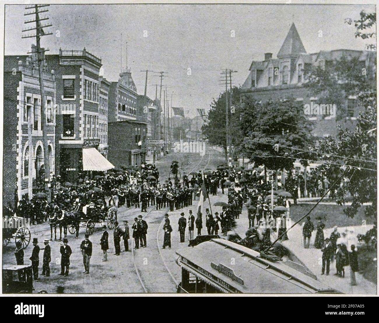 Place Saint-Henri - 24 juin 1896. Stockfoto