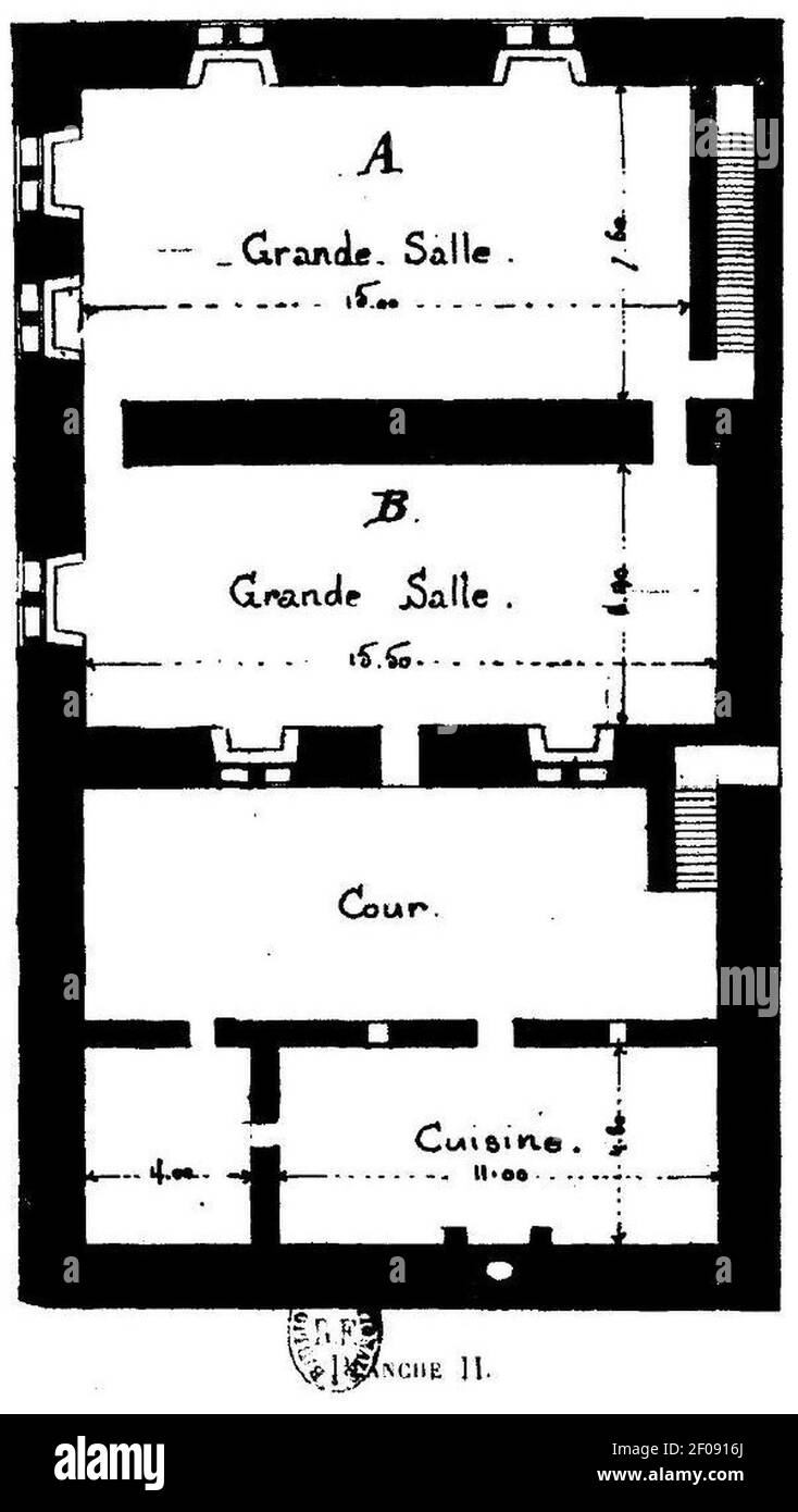 Planche II-Seite 15-16. Stockfoto