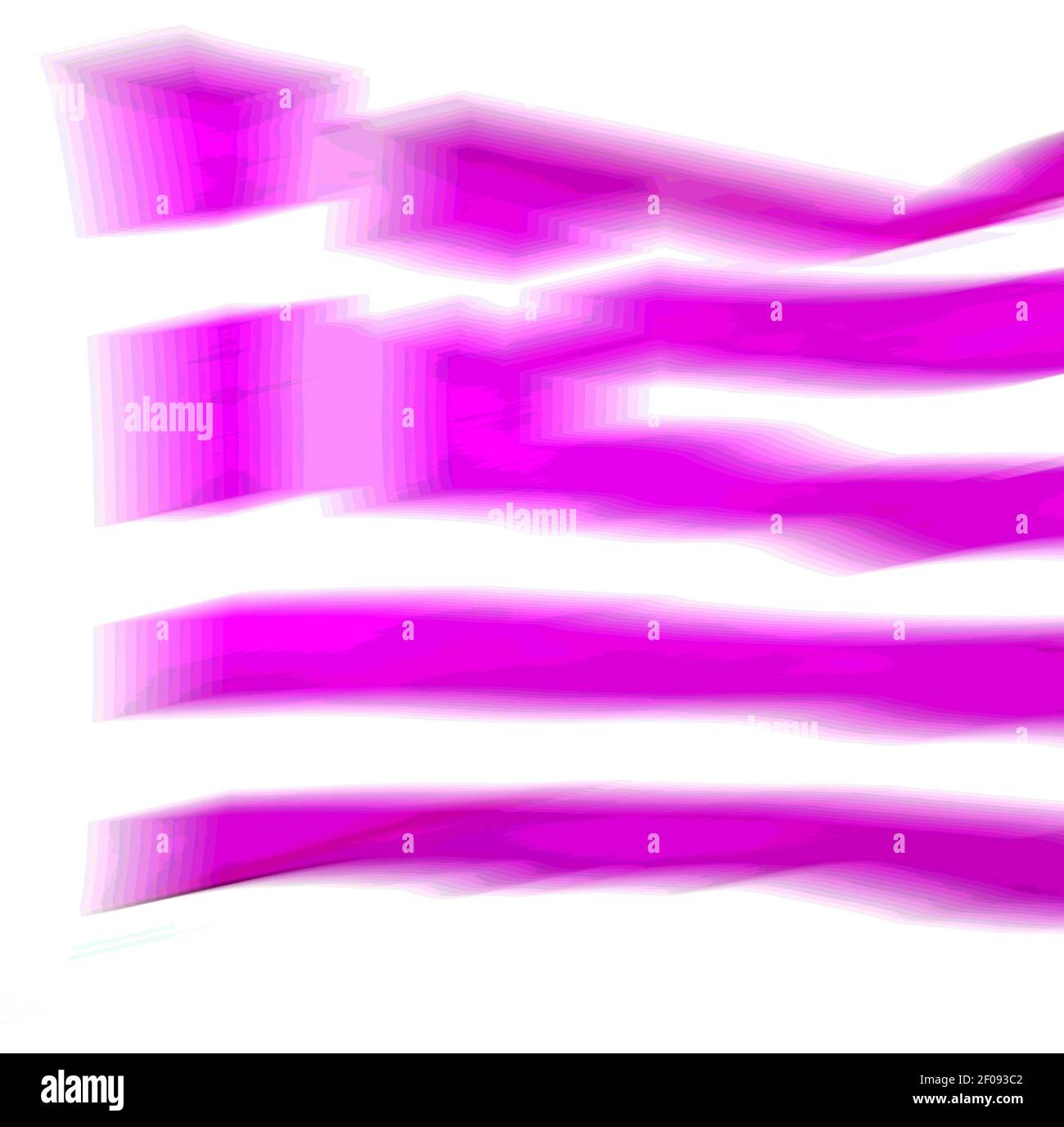 Verschwommene weiße wehende griechische Flagge Stockfoto