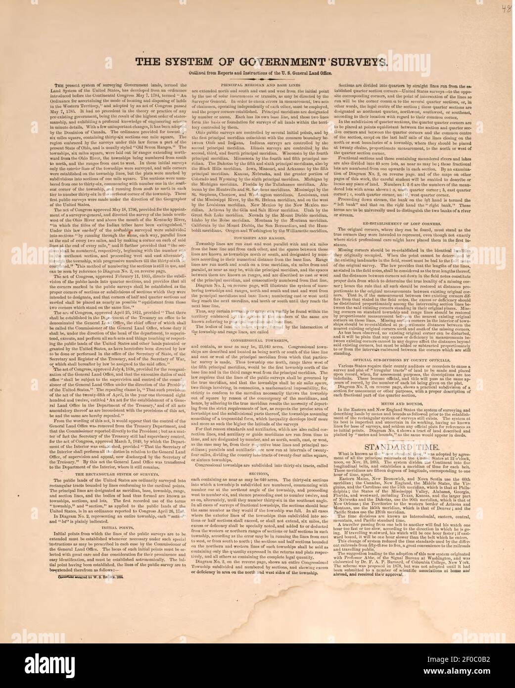 Plat Buch von Preble County, Ohio - zusammengestellt aus County Aufzeichnungen und tatsächlichen Umfragen Stockfoto