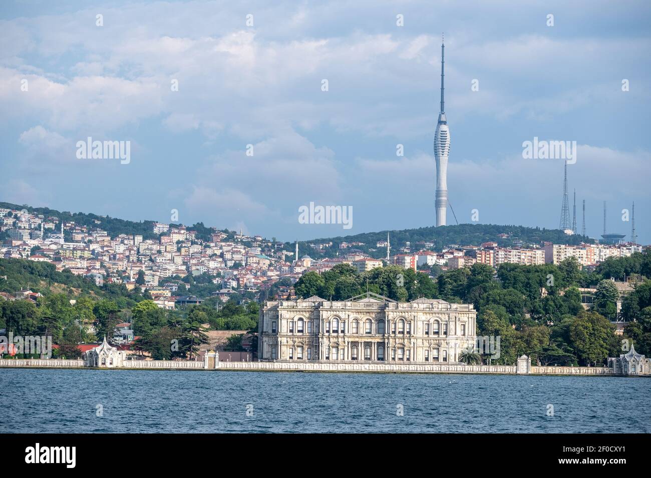 beylerbeyi Palast in İstanbul in der Nähe des bosporus Stockfoto