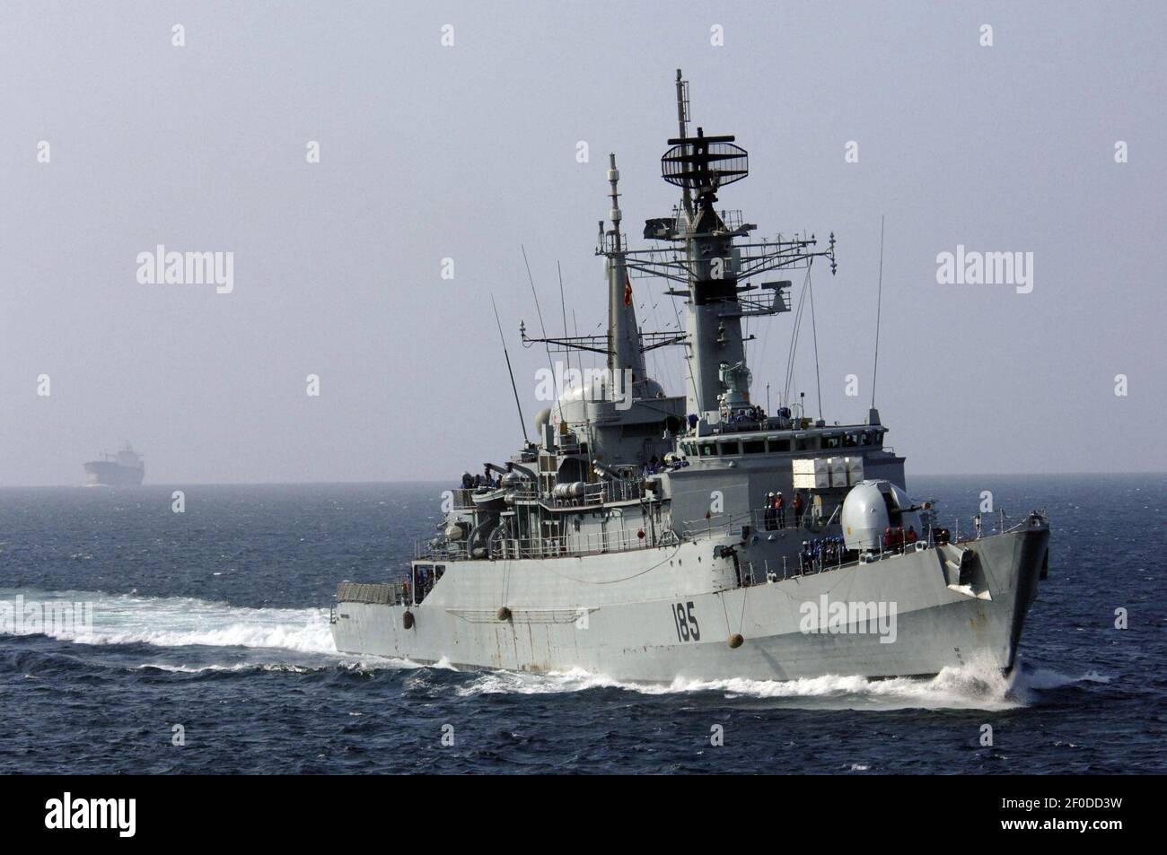 PNS Tippu Sultan ehemalige HMS Avenger. Stockfoto