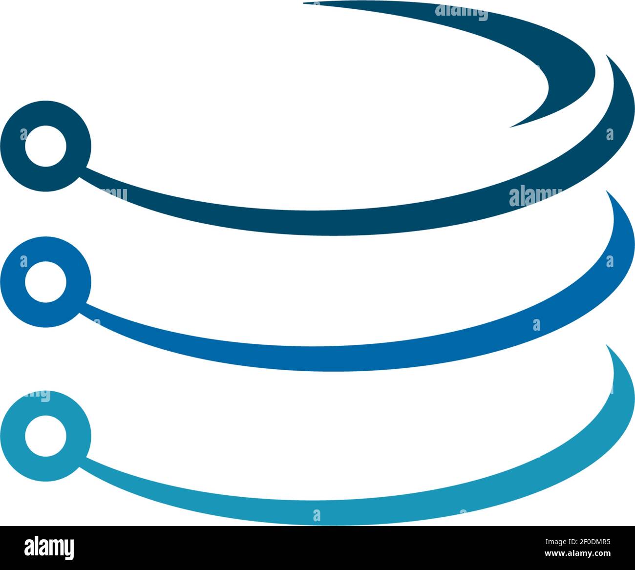 Technologie Icon Logo Design mit Verwendung von Atoms Hub Icon Logo Vorlage für Vektorgrafik entwerfen Stock Vektor