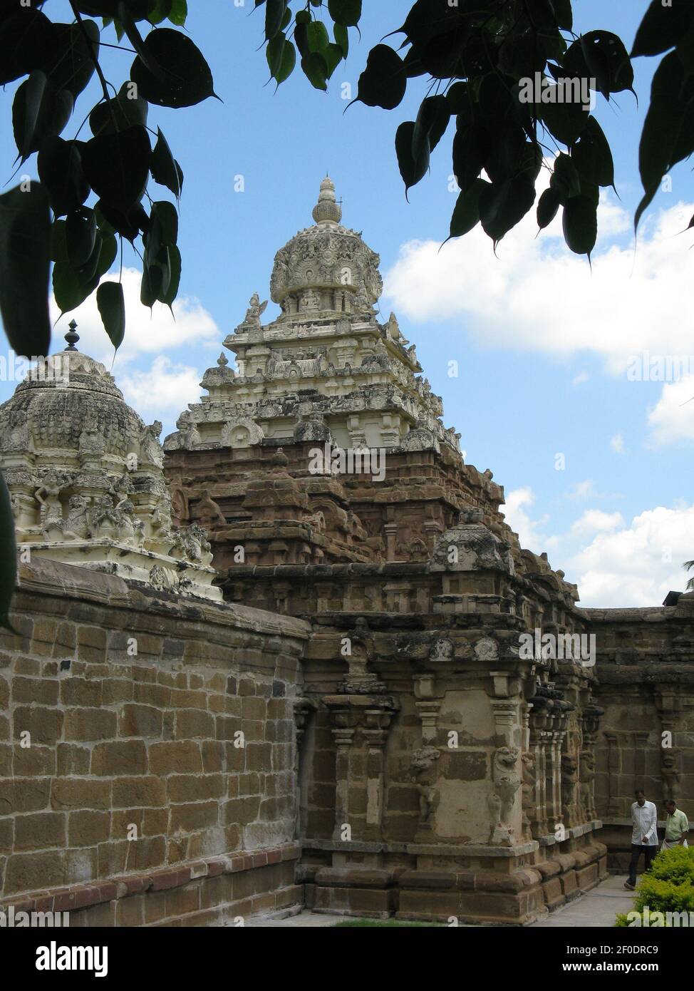 Ein Tempel der indischen Götter in Südindien bei Kanchipuram In Tamil Nadu Indien klickte am 5. Oktober 2008 Stockfoto