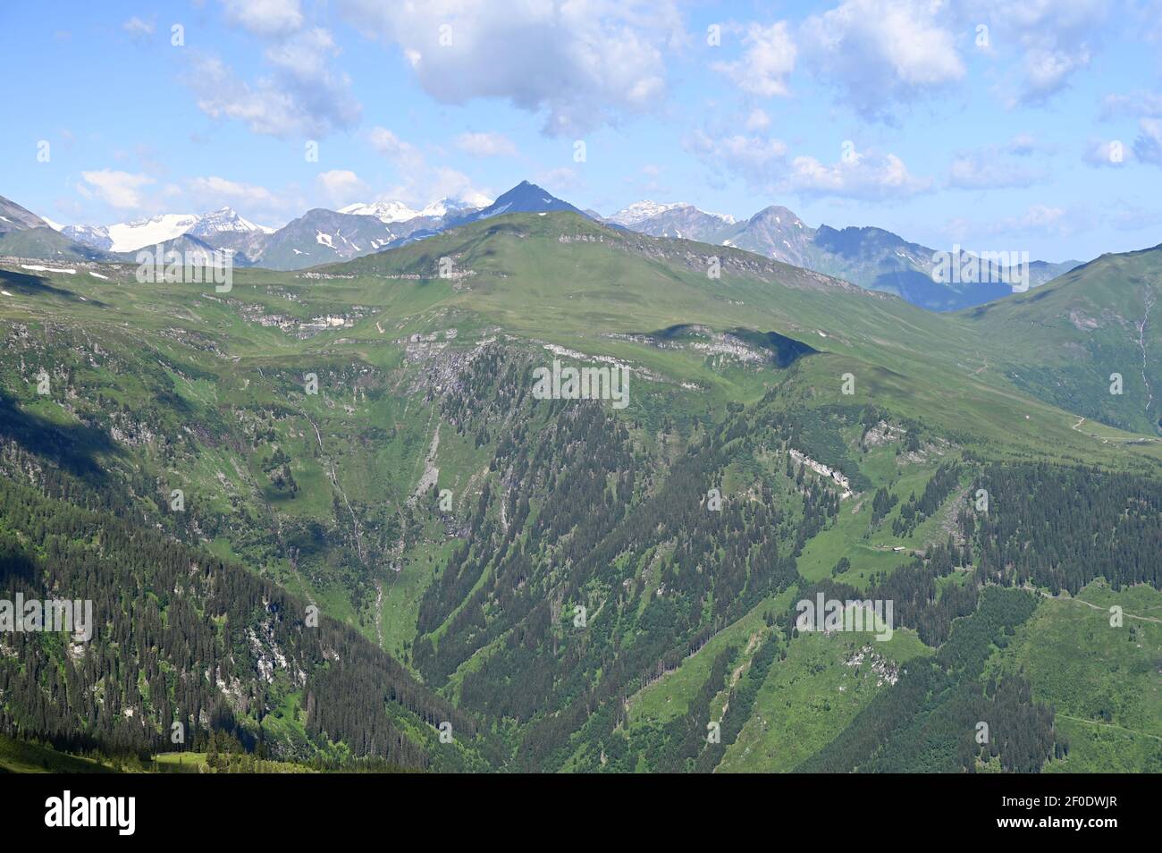 Stubnerkogel Berglandschaft in Österreich Sommersaison Stockfoto