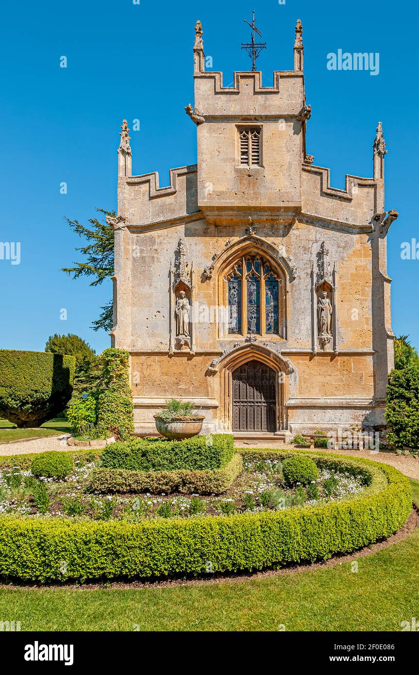 St. Mary's Church in Sudeley Castle in der Nähe von Winchcombe, Gloucestershire, England. Stockfoto