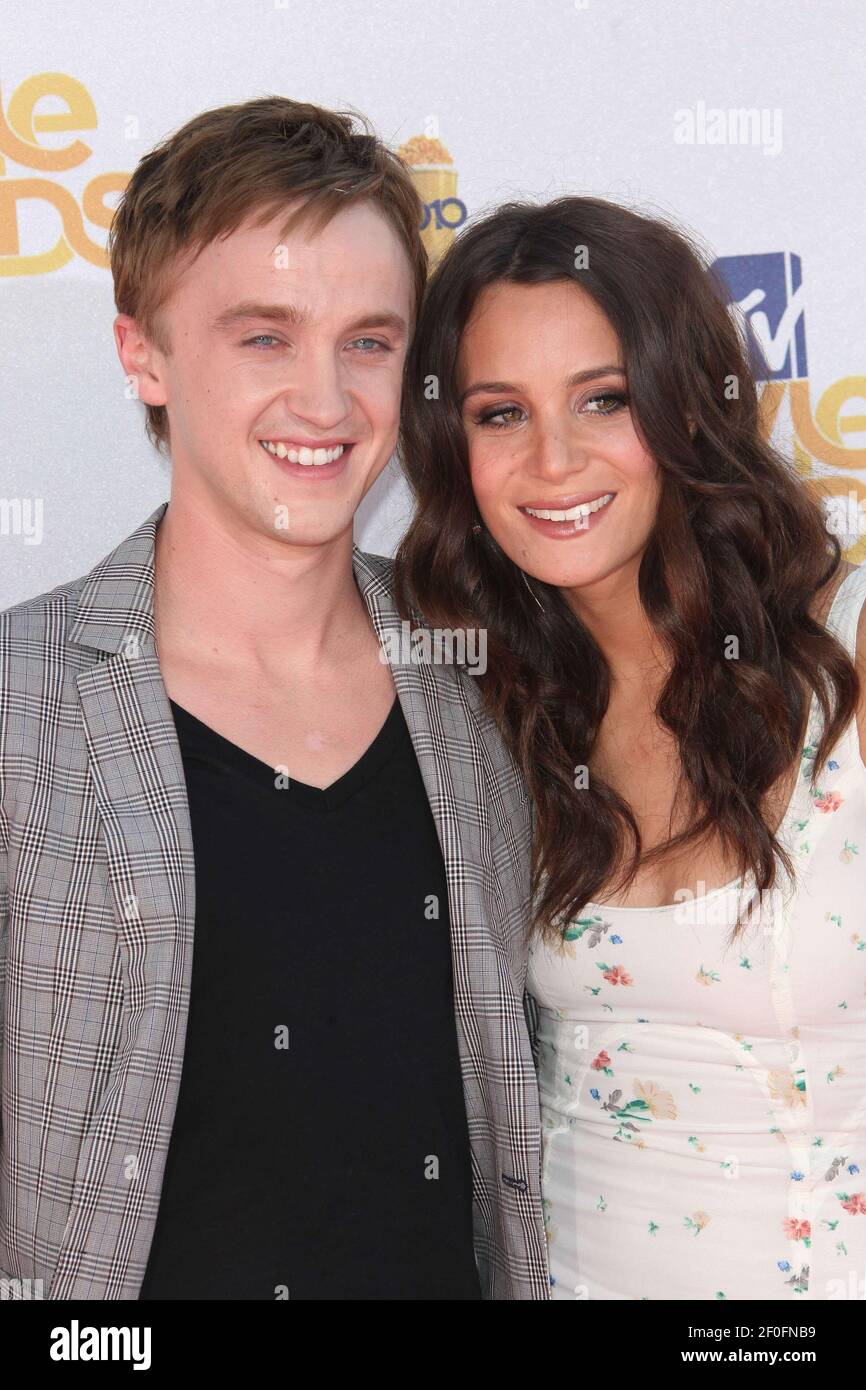 06. Juni 2010 - Universal City, CA - Schauspieler Tom Felton kommt bei den MTV Movie Awards in Universal City, Kalifornien. Foto: Krista Kennel/Sipa Press. /mtvmovieawardarr,109/1006070749 Stockfoto