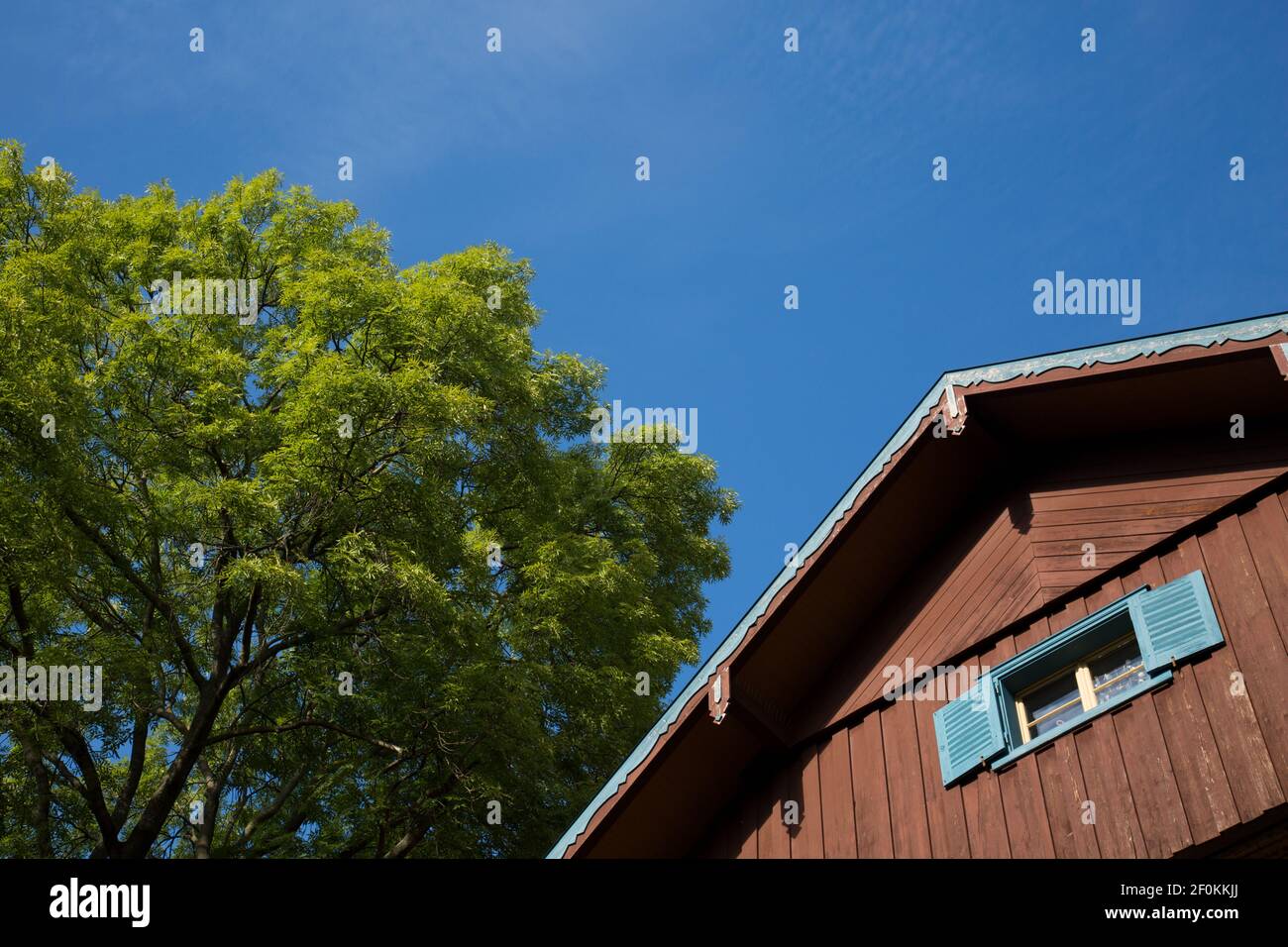 Spitzdach Stockfoto