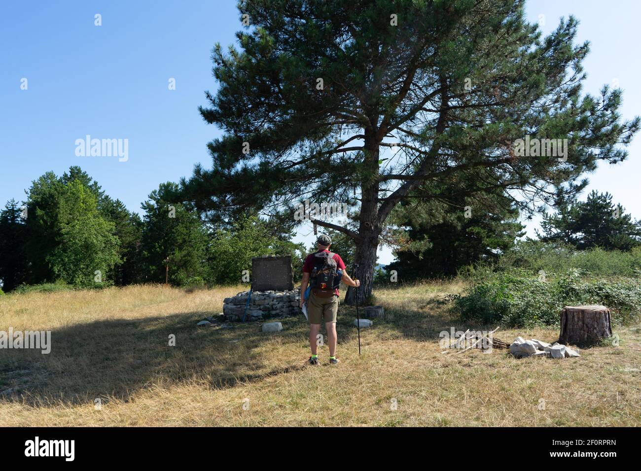 Italien Bologna Florenz zu Fuß, Wanderung von Dei Trekking auf dem toskanisch-emilianischen Apennin Stockfoto