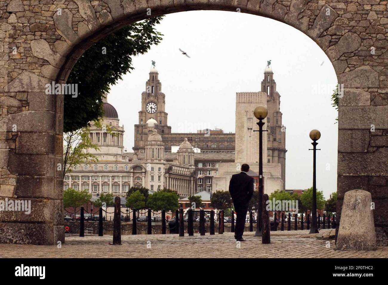 LIVERPOOL ALS STADT FEIERT SEINE NOMINIERUNG ALS EUROPÄISCHE STADT DER KULTUR 2008,5/5/0 3 PILSTON Stockfoto