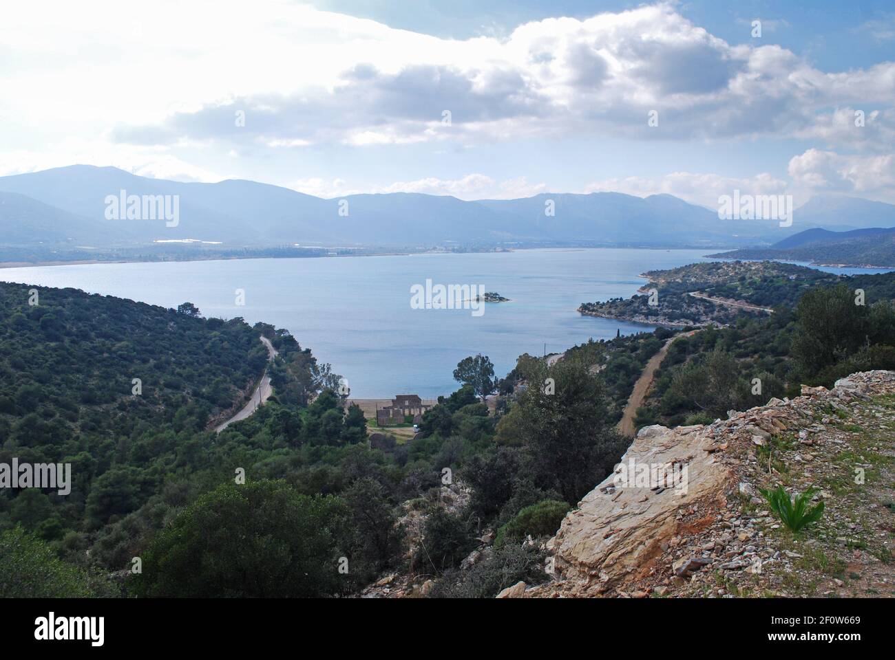 Poros Stadt, Griechenland, Attika / Wunderschöne Poros / Saronische Insel Stockfoto