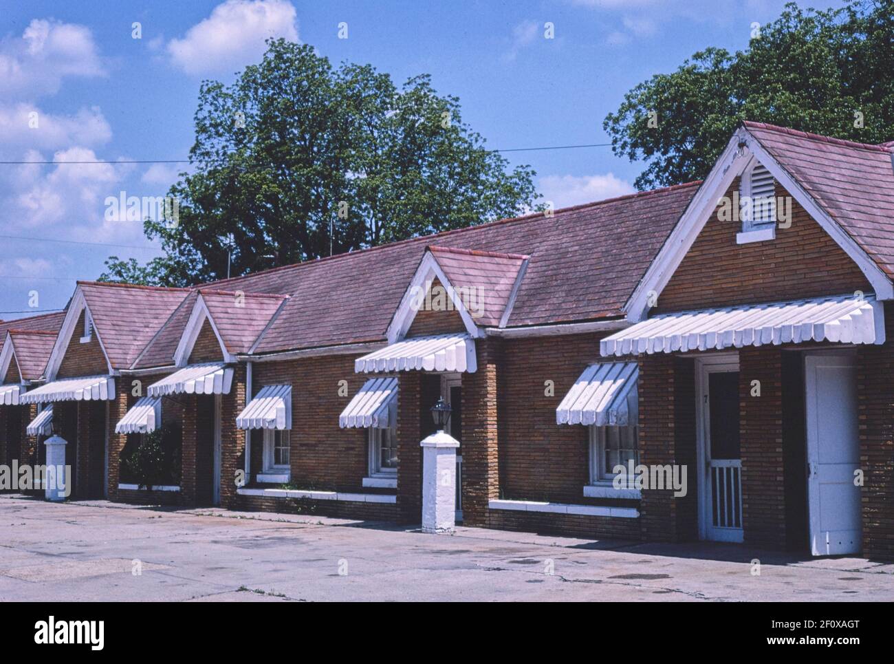 Dixiana Motel Old Route 80 Vicksburg Mississippi ca. 1982 Stockfoto