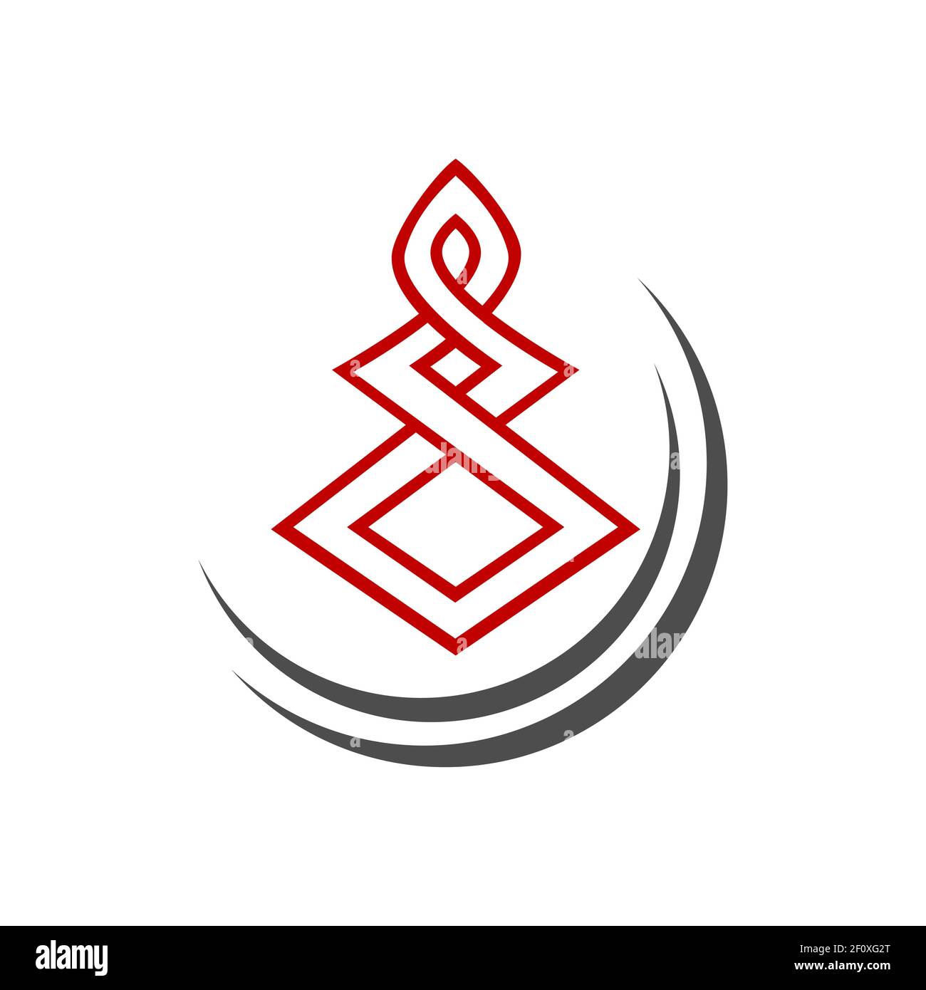 Ornament Symbol Design. Klassische und elegante Logo-Designs für Industrie und Gewerbe. Vektorgrafik EPS,8 EPS,10 Stock Vektor