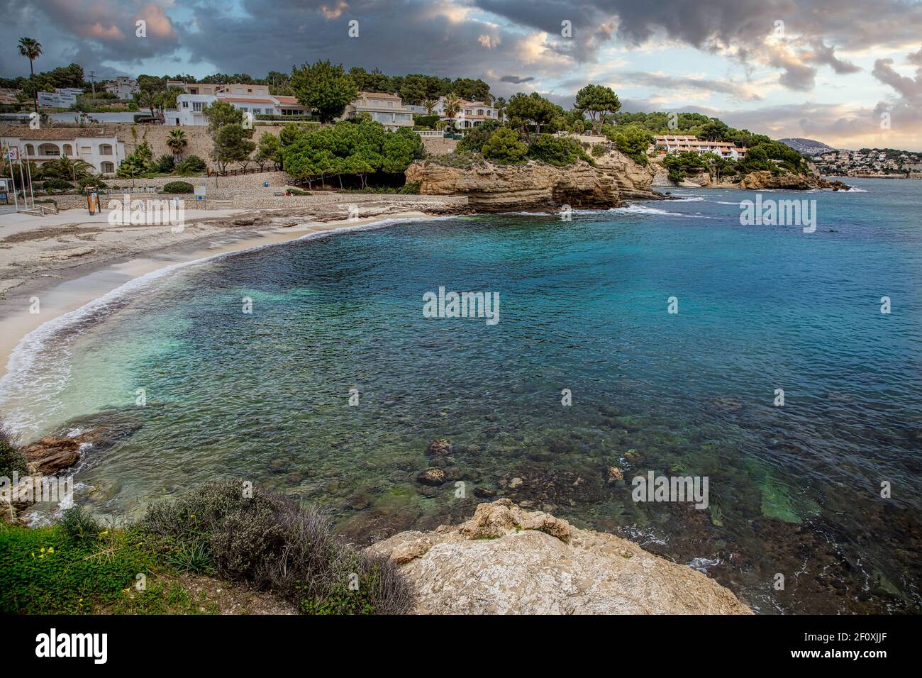 Costa Blanca Küste, Spanien Stockfoto