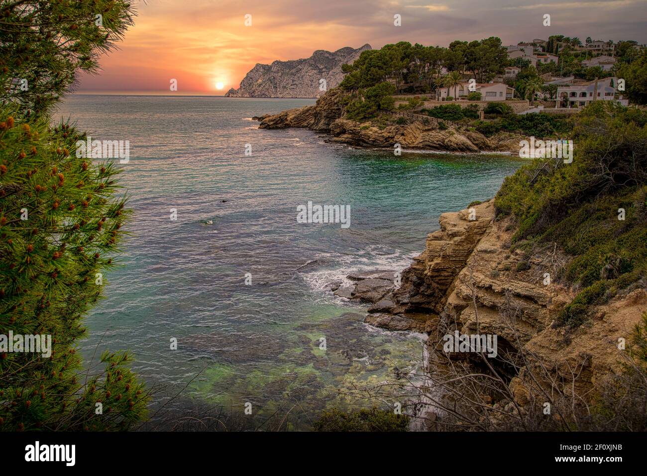 Costa Blanca Küste, Spanien Stockfoto