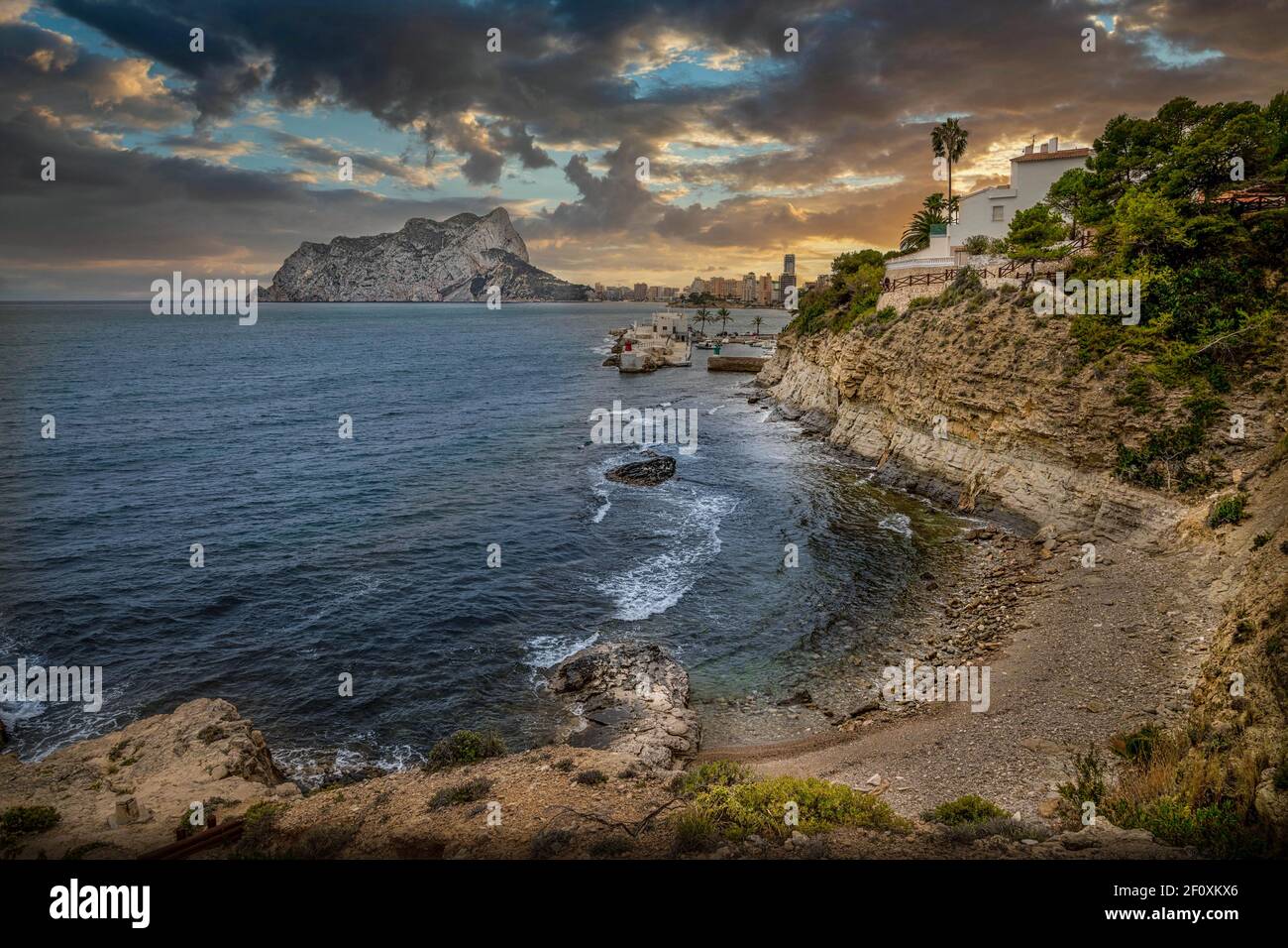 Costa Blanca Küste, Spanien Stockfoto