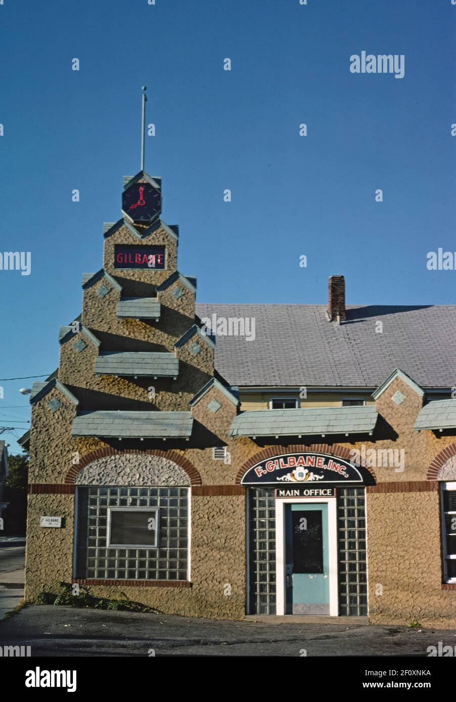 1970s Vereinigte Staaten - F. Gilbane Inc. Pawtucket Rhode Island ca. 1978 Stockfoto