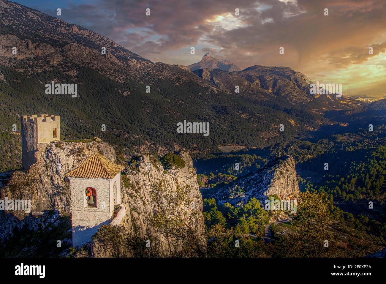 Guadalest, Costa Blanca, Spanien Stockfoto