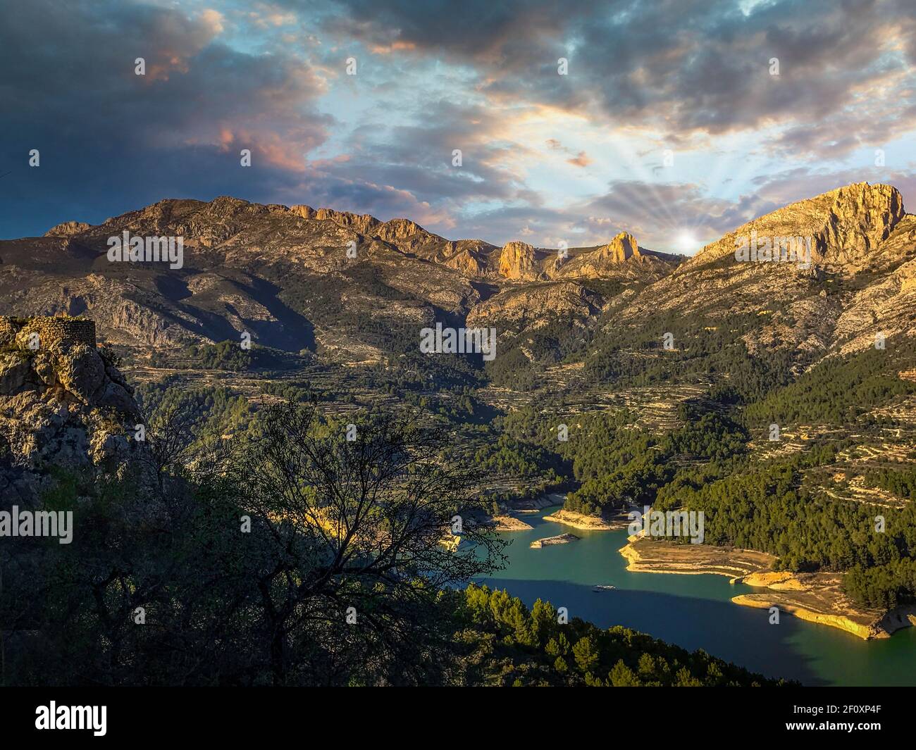 Guadalest, Costa Blanca, Spanien Stockfoto