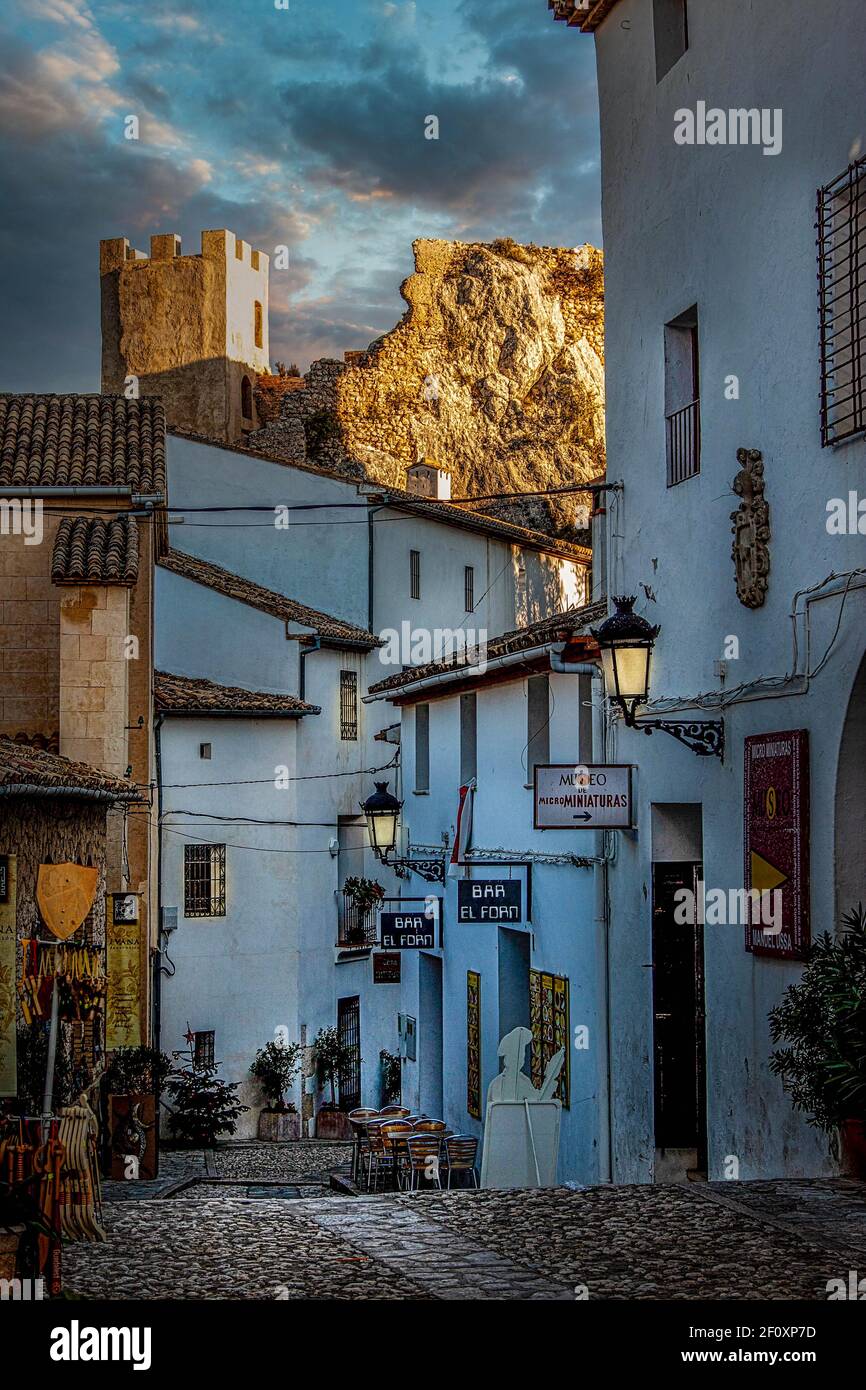 Guadalest, Costa Blanca, Spanien Stockfoto