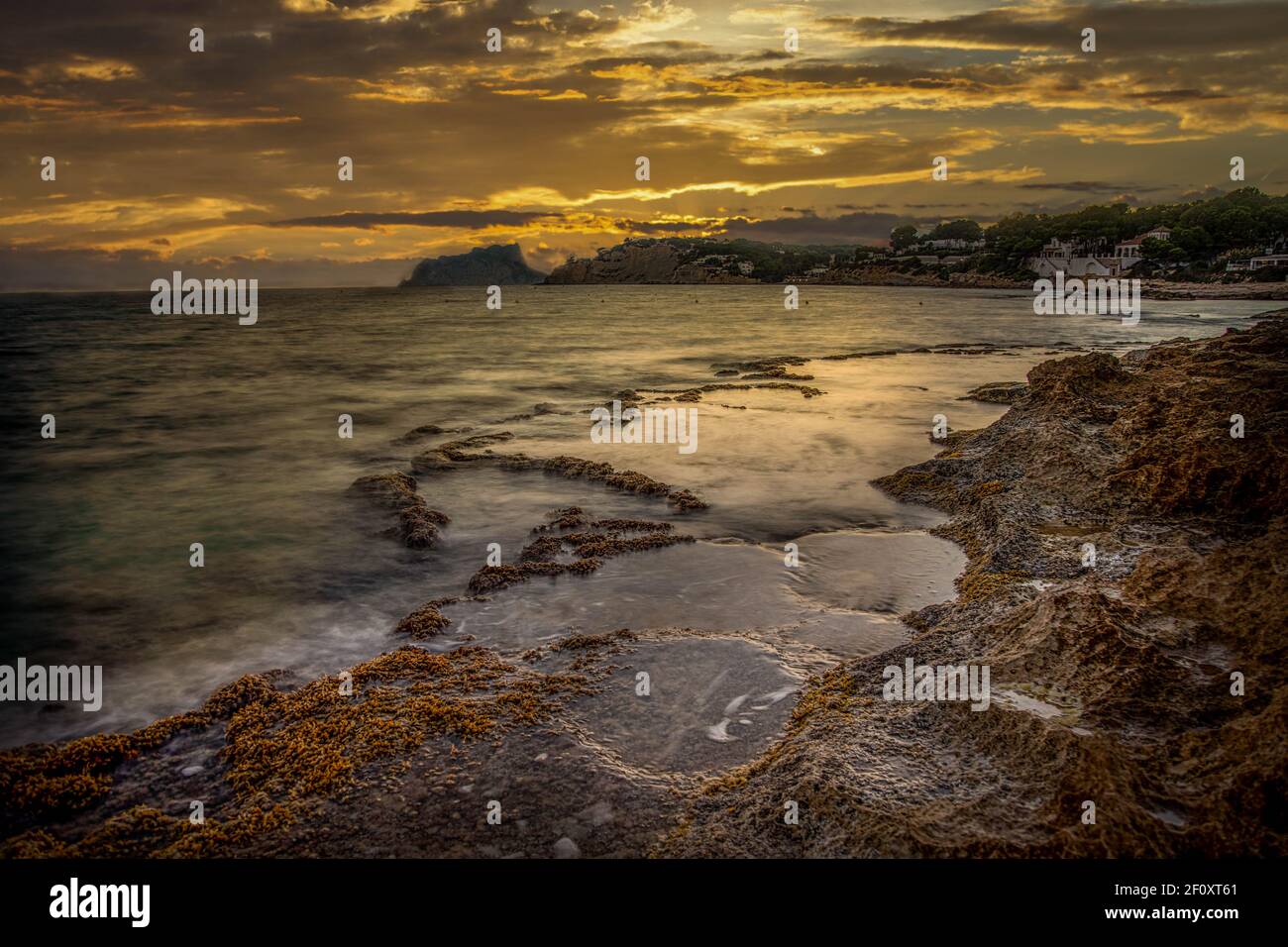 Costa Blanca Küste, Spanien Stockfoto