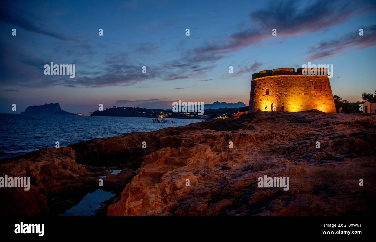 Moraira, Costa Blanca, Spanien Stockfoto