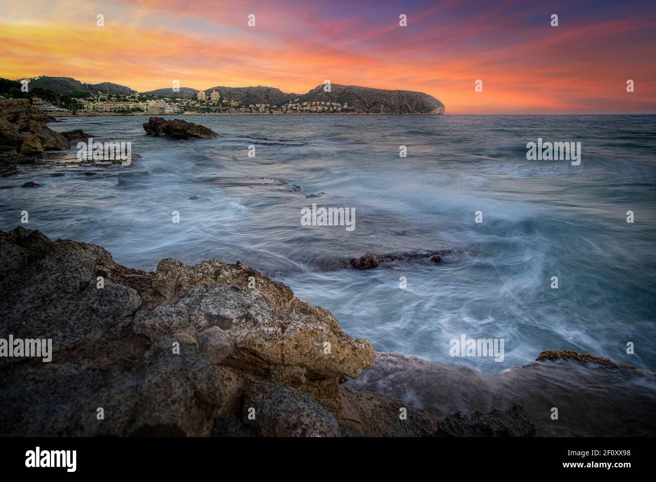Moraira, Küste, Costa Blanca, Spanien Stockfoto