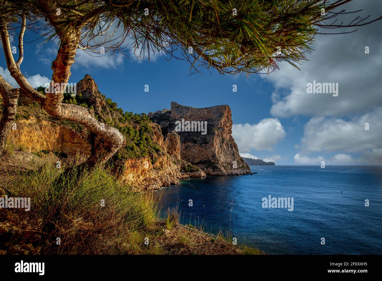 Moraira, Küste, Morag Beach, Costa Blanca, Spanien Stockfoto