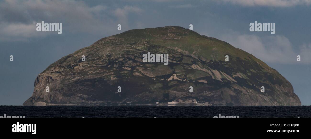 Ailsa Craig Insel im äußeren Firth of Clyde, Schottland. Stockfoto
