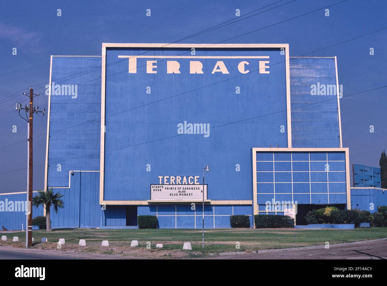 Terrace Drive-in Theater Terrace Way Bakersfield California Ca. 1987 Stockfoto