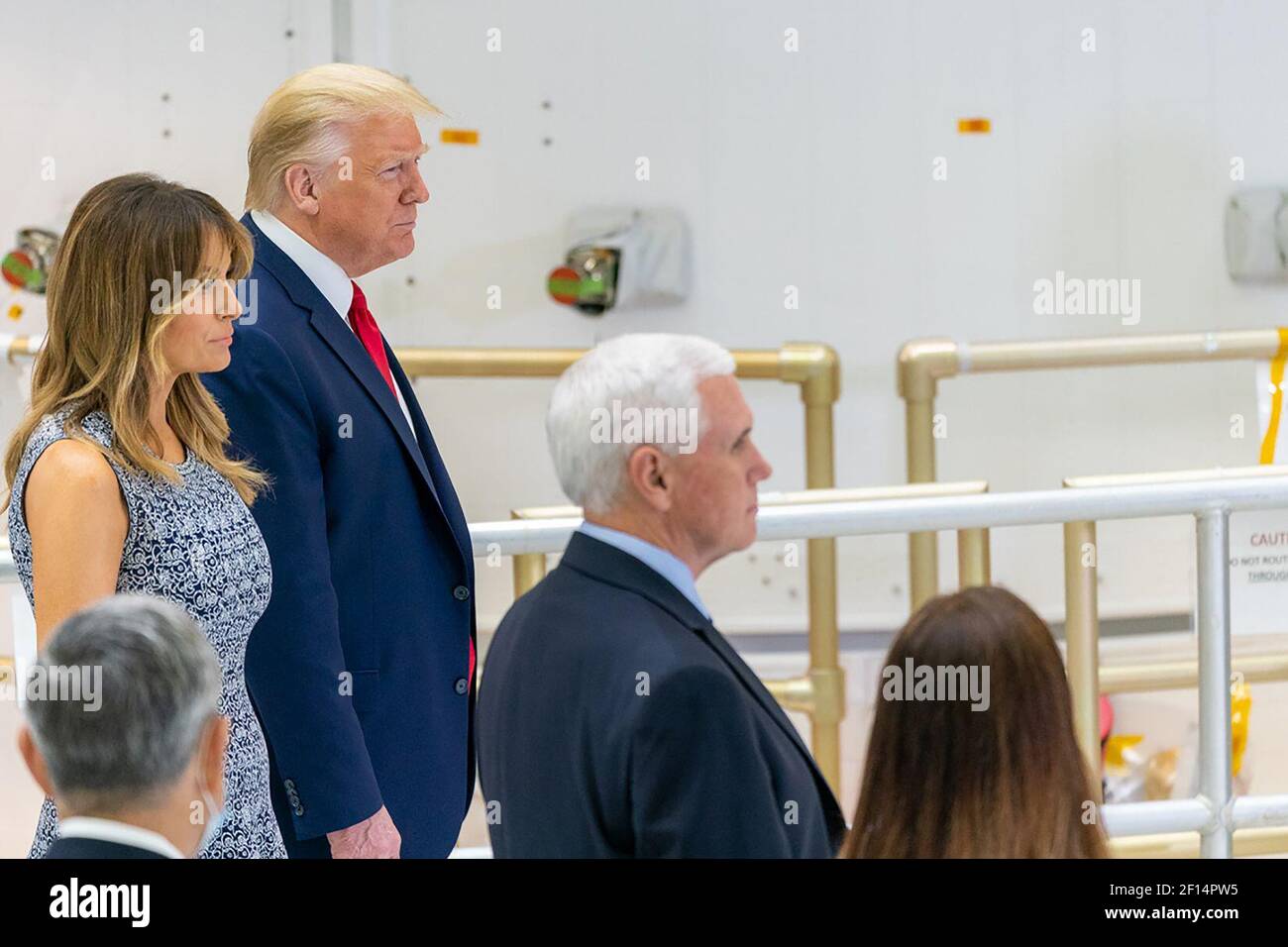 Melania trump im kennedy space center Fotos und Bildmaterial in hoher