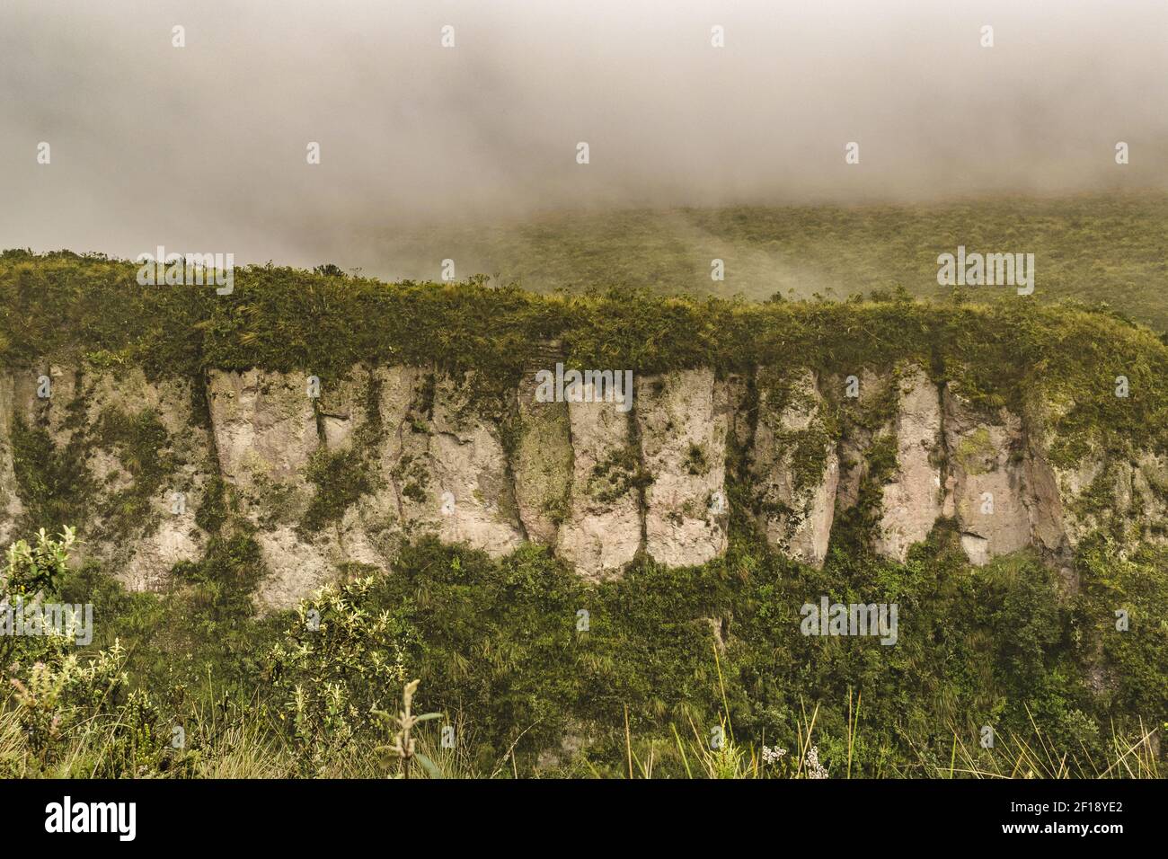 Cotopaxi Nationalpark Landschaft Szene Stockfoto