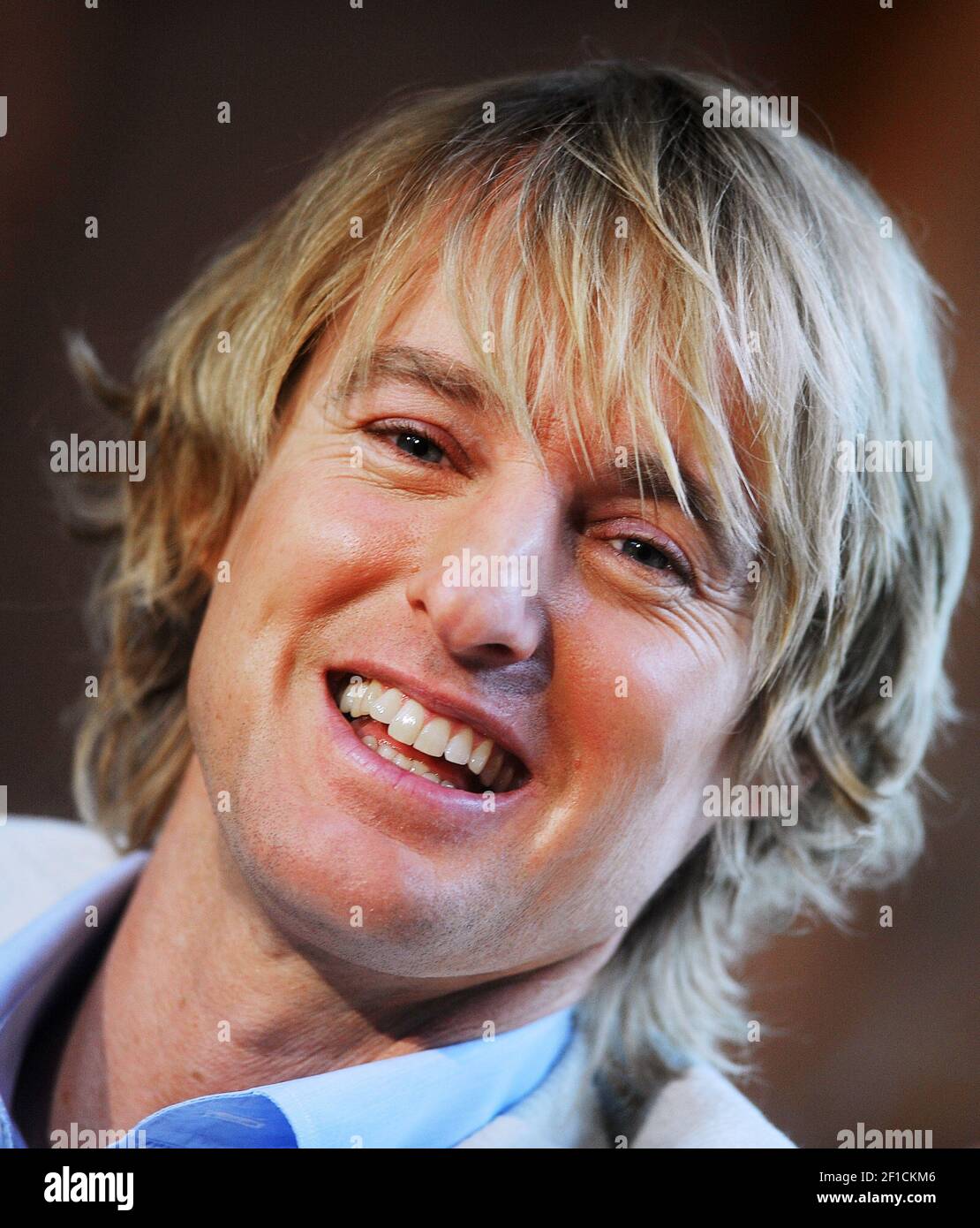 Schauspieler Owen Wilson nimmt an einer Pressekonferenz zum Film ''Night at the Museum 2' im Smithsonian Castle, Freitag, 15. Mai 2009 in Washington, D.C., Teil (Foto: Olivier Douliery/Abaca Press/MCT/Sipa USA) Stockfoto