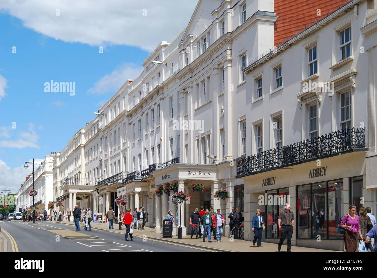 Die Parade, Royal Leamington Spa, Warwickshire, England, Vereinigtes Königreich Stockfoto