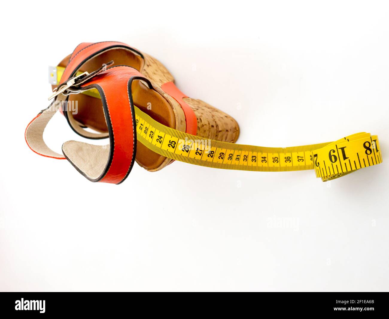 Olteya Damenschuhe. Stockfoto