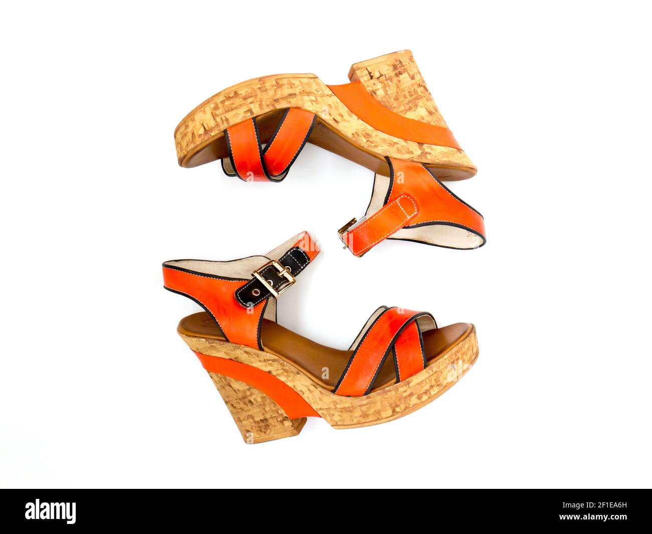 Olteya Damenschuhe. Stockfoto