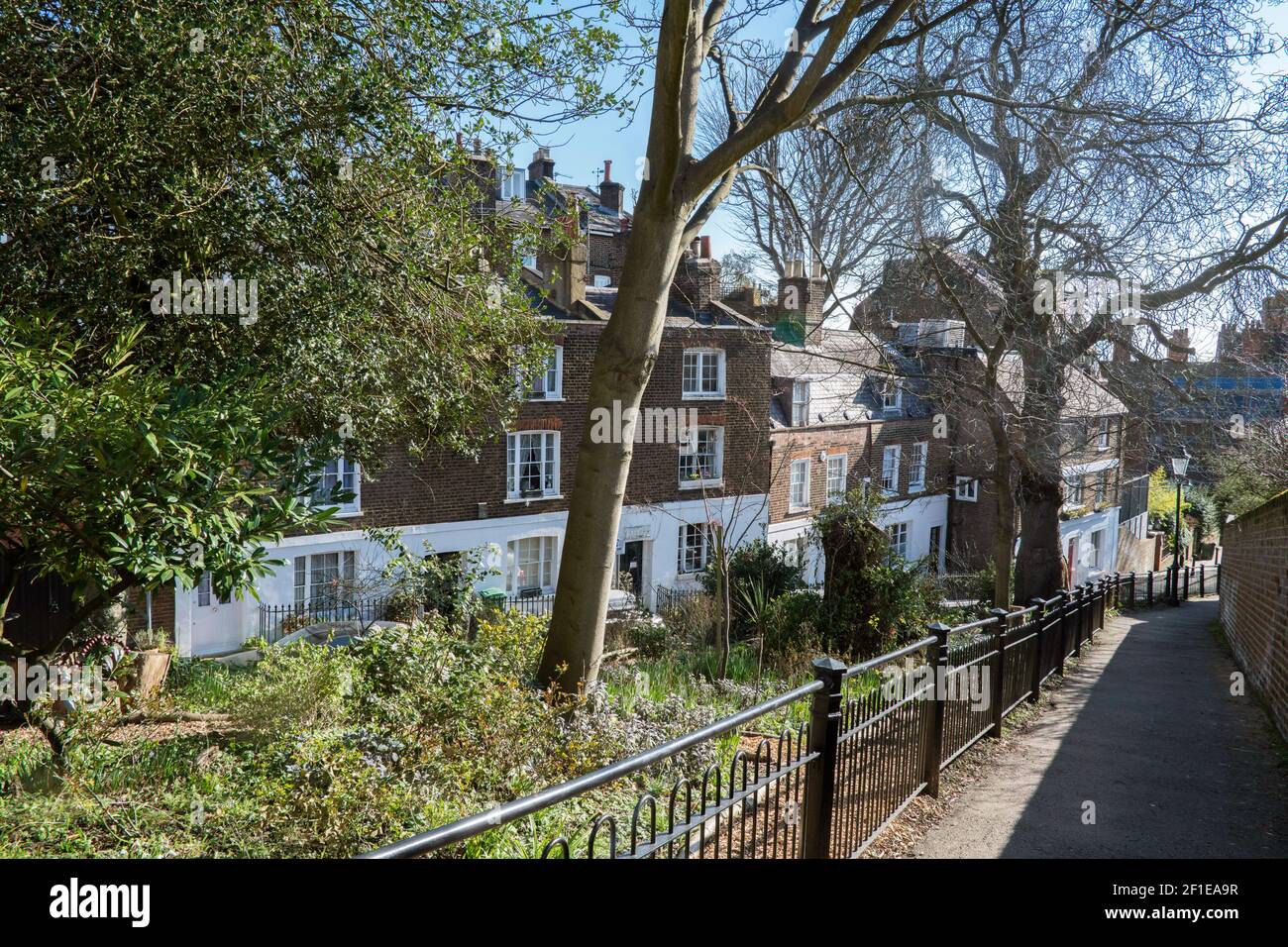 Holly Hill Hampstead im Norden Londons, England Stockfoto