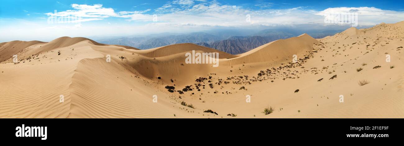 Cerro Blanco Sanddüne, eine der höchsten Dünen der Welt in der Nähe von Nasca oder Nazca Stadt in Peru Stockfoto