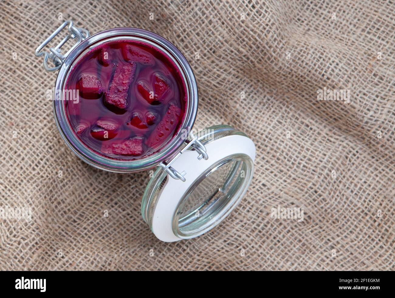 Natürliche Rote Bete probiotisch, natürliche Medizin. Stockfoto