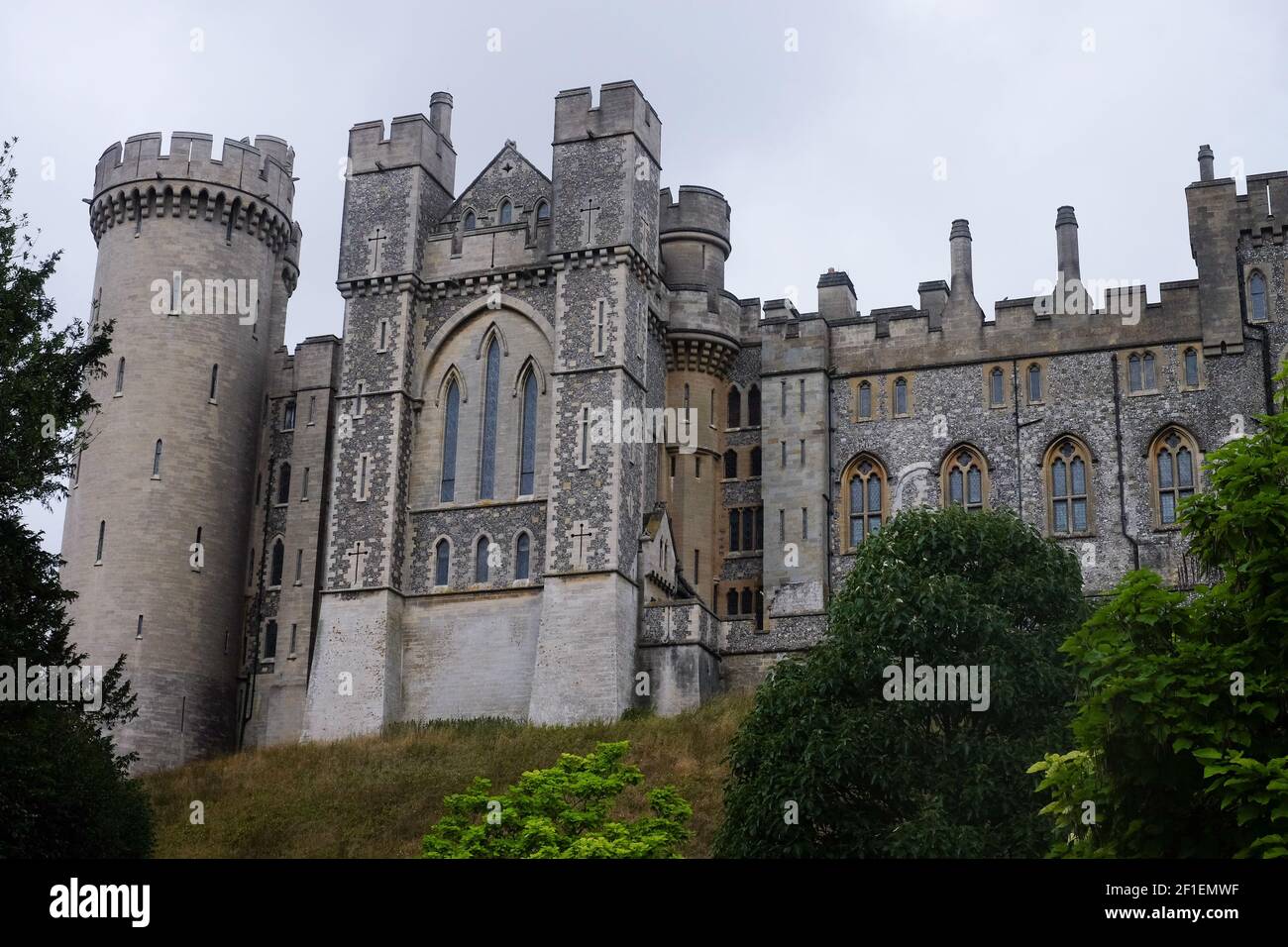 Eine allgemeine Ansicht von Arundel Castle, Arundel, West Sussex. Bildnachweis sollte lauten: Katie Collins/EMPICS/Alamy Stockfoto