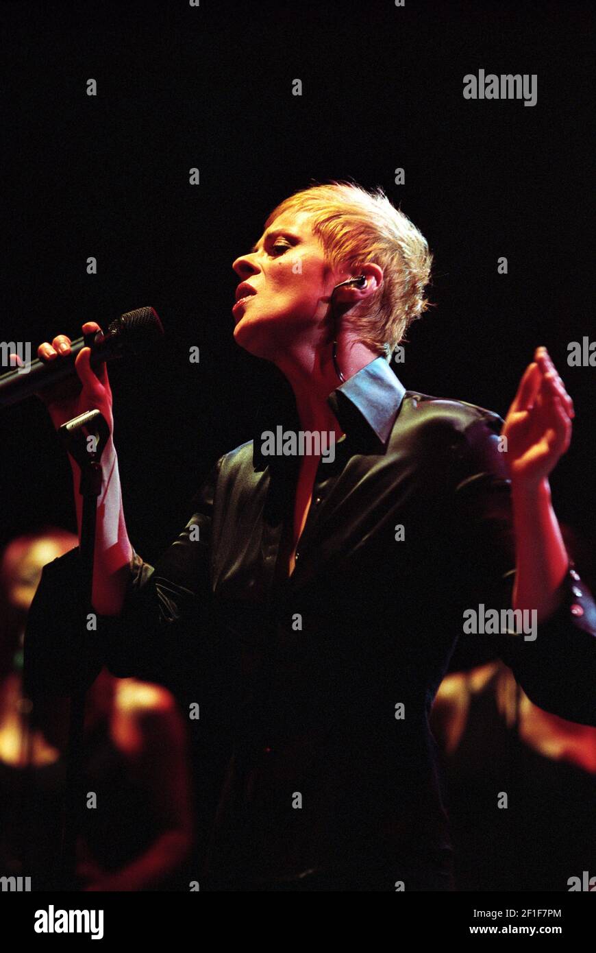 Lisa Stansfield im Konzert in der Royal Albert Hall in London, Großbritannien. 3rd. April 2003 Stockfoto