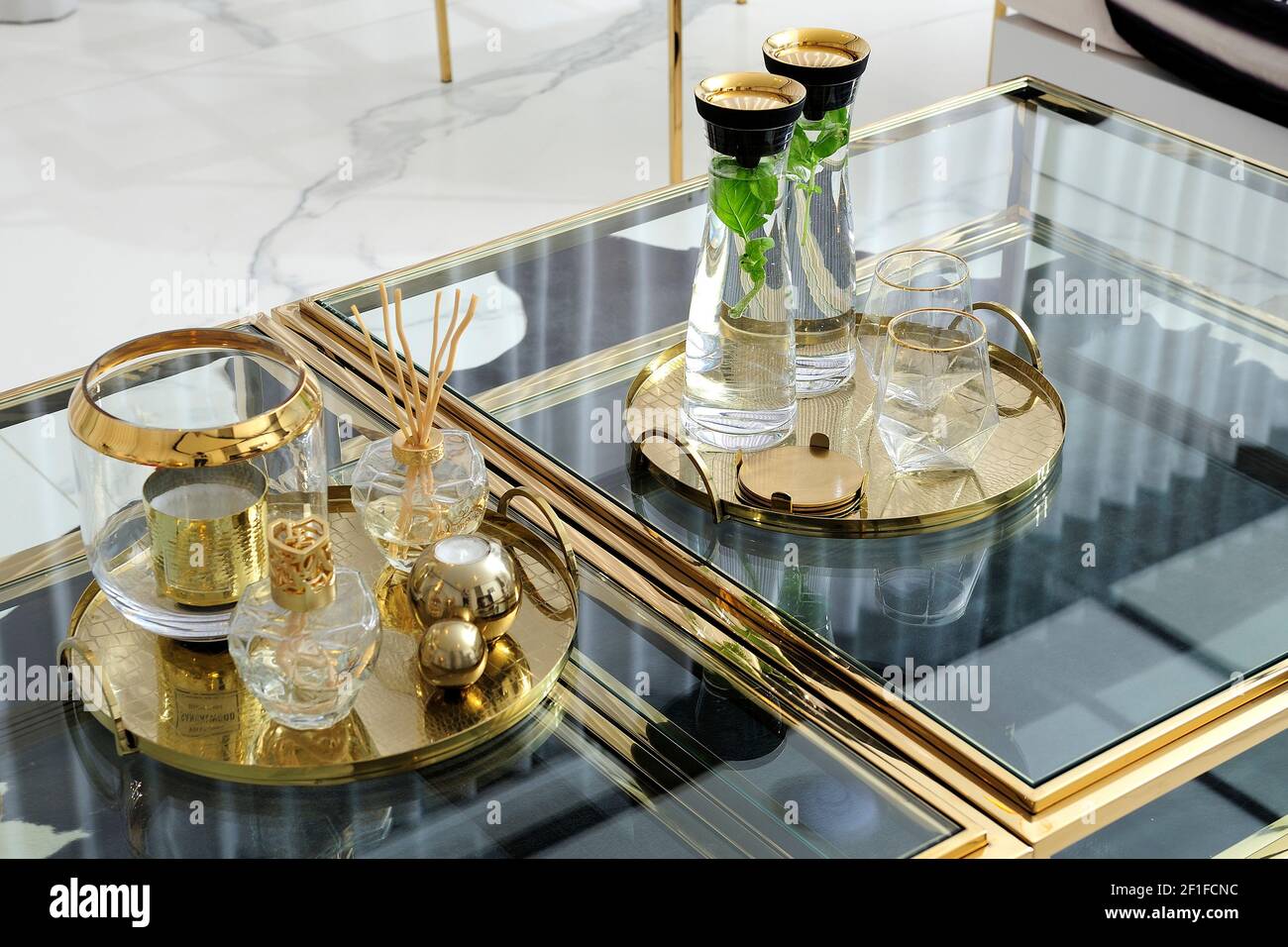 Interieur, Wohnung, stilvoll, Lifestyle, Haus, Möbel, Design, Stockfoto