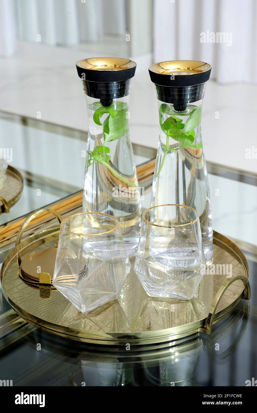 Interieur, Wohnung, stilvoll, Lifestyle, Haus, Möbel, Design, Stockfoto