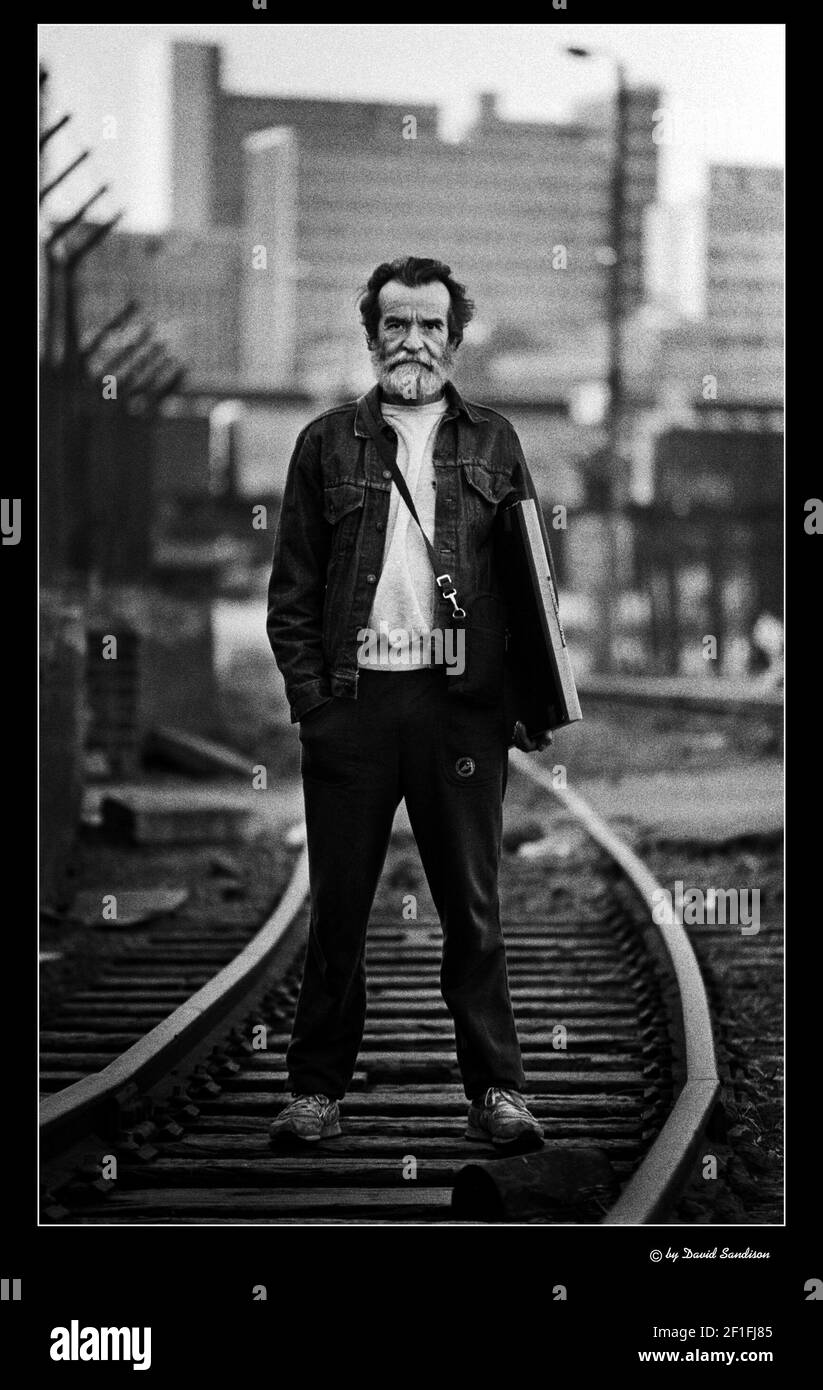 Athol Fugard südafrikanischer Dramatiker in Johannesburg. Stockfoto