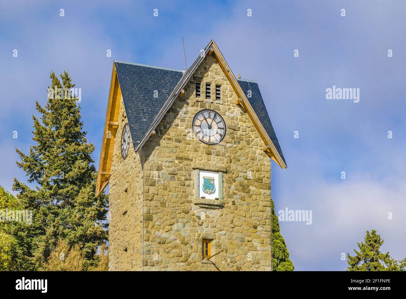 San Carlos de Bariloche Civic Center Building Stockfoto