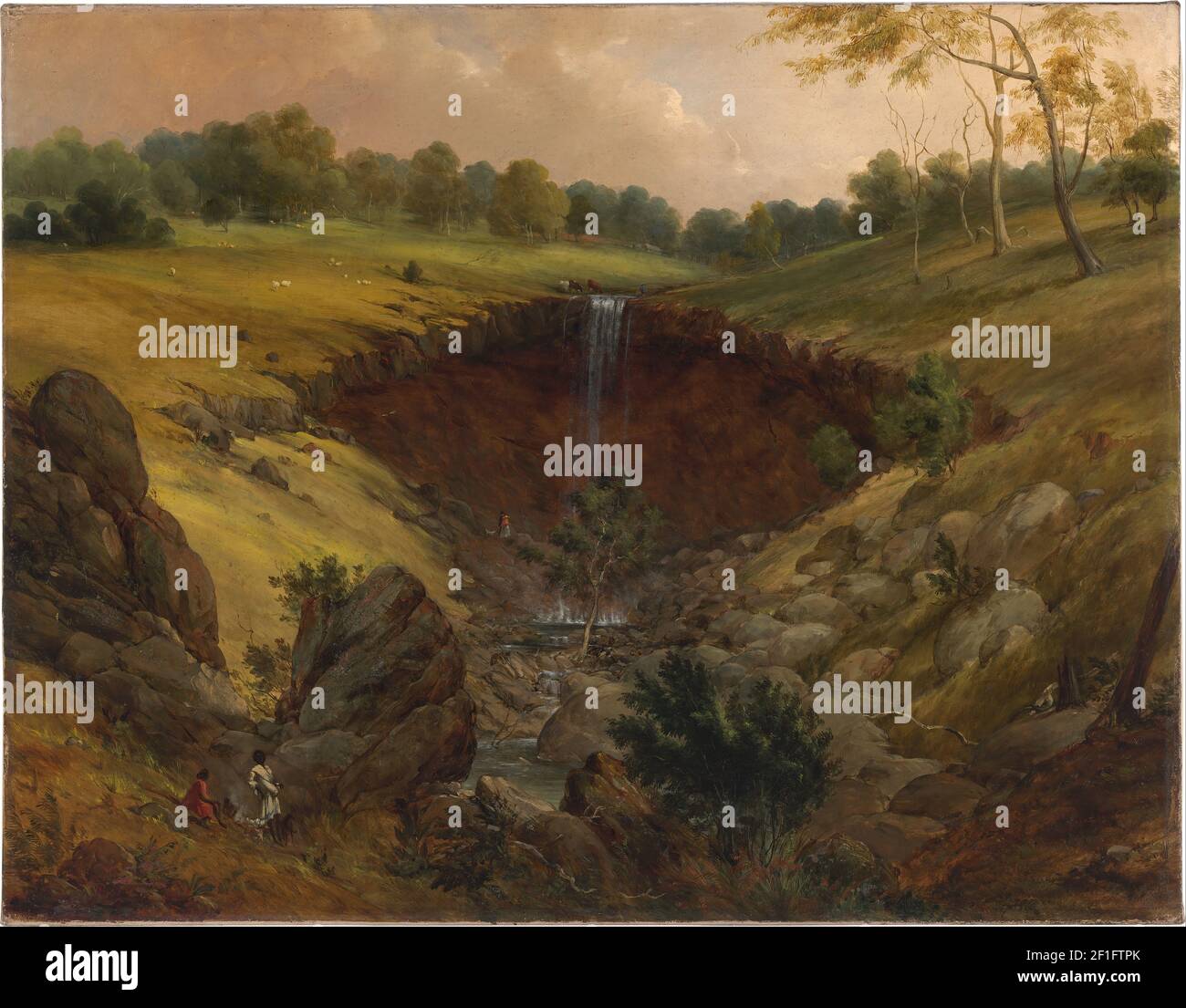 Thomas Clark - The Wannon Falls Stockfoto